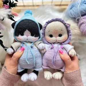Muñeca amigurumi de ejemplo