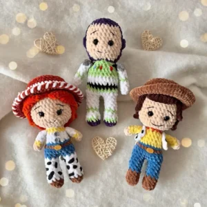 Muñeca amigurumi de ejemplo